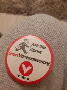V Tel Smart Video Conferencing Vintage Badge - Picture 1 of 2