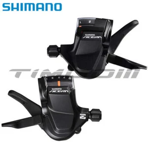 Shimano Acera SL-M3000 MTB 2/3 x 9 Speed Shifter Trigger Lever Set New SL-M370 - Picture 1 of 13