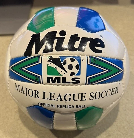1996 Mitre Major League Soccer MLS Ultimax Official Replica Mini Ball EUC RARE Cover