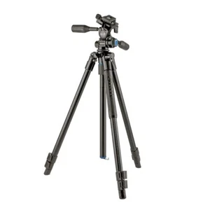 SLIK PRO AL-323-3WFC Aluminium Tripod & SH-747FC 3-Way Friction Head SH-6158941 - Picture 1 of 16