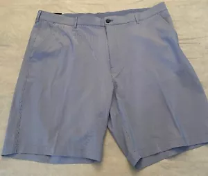 Pantaloncini Greg Norman Performance elasticizzati blu a righe taglia 42 - Foto 1 di 8