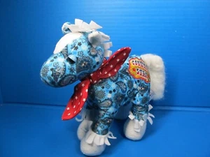 Ganz Webkinz ~Rockinz Horse~ Stuffed Plush Animal Blue Country Star Red Bandana - Picture 1 of 7