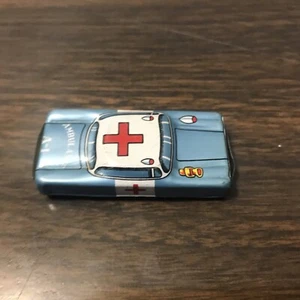 VINTAGE seltener BLECH LITHO KRANKENWAGEN A-1 60ER JAHRE JAPAN - Bild 1 von 6