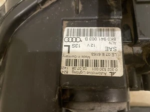 Audi Headlight set for 09-12 B8 A4/S4 Sedan/Wag Halogen bulbs + mounting plates - Picture 1 of 12