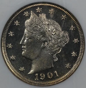 1901 5c Proof Liberty Nickel NGC PR 65 - Picture 1 of 5