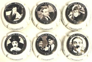 Série 6 Génériques Les Grands du Burlesque Américain C226 à c226e - Picture 1 of 1