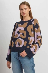Neu mit Etikett $ 575 360 Kaschmir 100 % Kaschmir Odilla GESALZENES KARAMELL Pullover 49068 S - Bild 1 von 6