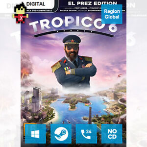 Tropico 6 El Prez Edition für PC Spiel Steam Key Region kostenlos
