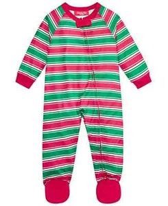 Family Pajamas Infant Crushed It Stripe Footed Pajamas, Multi, 6-9 months - Picture 1 of 1
