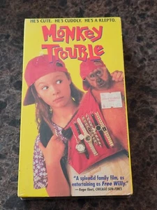 BRAND NEW Monkey Trouble (VHS; 1994) Thora Birch RARE Sealed OOP Watermarks - Picture 1 of 6