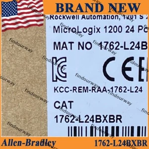 NEW PLC 1762-L24BXBR /C MicroLogix 1200 PLC Processor NEW AB 1762 L24BXBR - Picture 1 of 4