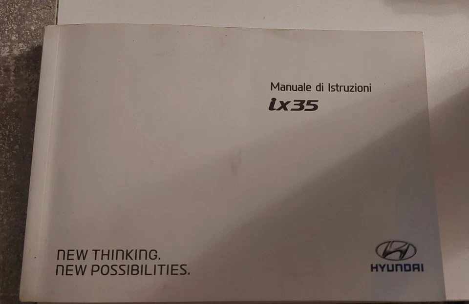 Libretto Uso  E  Manutenzione Hyundai Ix 35   2013 - Immagine 1 di 3