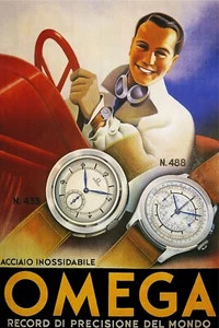Orologio Omega RISTAMPA vintage classico 11x16 Poster Orologio di lusso arte da parete - Foto 1 di 1