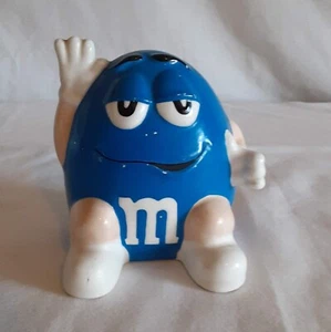 M&M Vintage Sammlerstück Keramik blau Scheuerständer - Bild 1 von 4