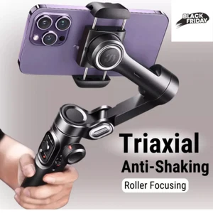 3-Axis Handheld Gimbal Stabilizer for Smartphone with Fill Light Vlog/TikTok - Picture 1 of 9