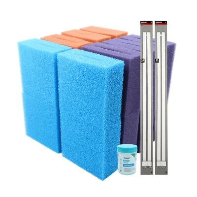 Wartungspaket Oase Biotec Screenmatic² 90000 Schwammset + Lampen + Filterstarter - Bild 1 von 3