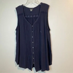 Eddie Bauer Damen Top ärmellos marine - Bild 1 von 7