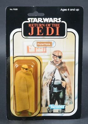 1984 Kenner Star Wars ROTJ Prune Face 77 Back A Sealed MOC - Image 1 of 4