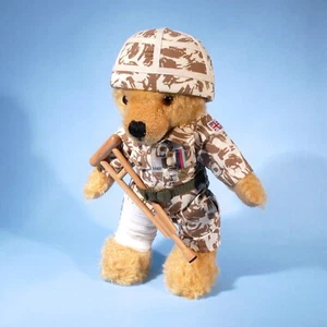 Oso Mohair Original 'Héroe' MerryThought Help For Heroes * RARO - Imagen 1 de 14