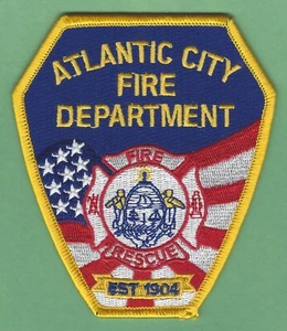 ATLANTIC CITY NEW JERSEY FIRE RESCUE PATCH - Picture 1 of 1