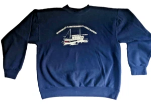 Vintage Downeast Lobstermen's Association D.E.L.A Hanes Sweatshirt Adult L Rare - Picture 1 of 13