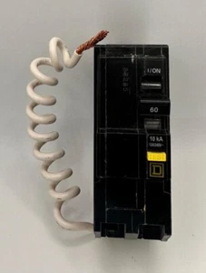 USED Square D QO260GFI 240V 60A GFCI GROUND FAULT Circuit Breaker TESTED - Picture 1 of 2