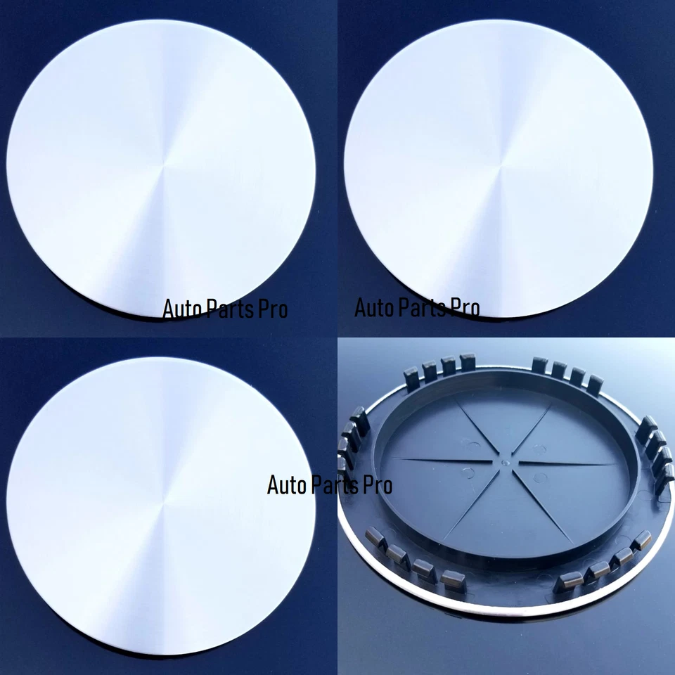 02-06 CADILLAC ESCALADE 17" ALUMINUM WHEEL CENTER HUB CAPS 6 LUG RIM COVER SET - Image 1 of 3