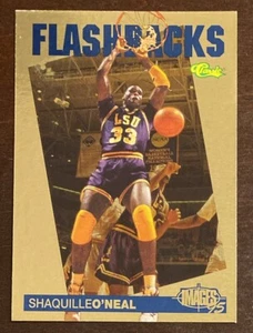 1995 Classic Images Shaquille O'Neal #TF10  Flashbacks Gold /4495 - Picture 1 of 2
