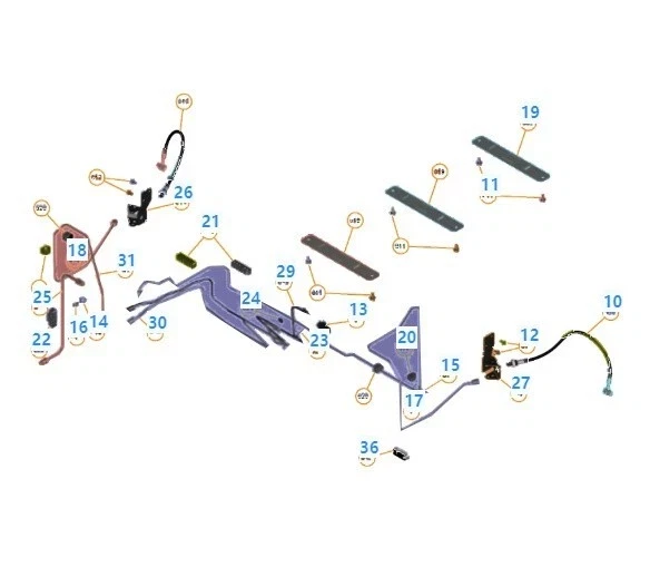 For Mclaren Handbrake OEM 11C0592CP - image 1 of 1