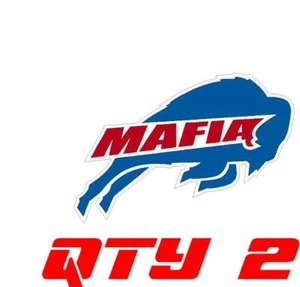 #BillsMafia Bills Mafia Buffalo Vinyl Car Decal Sticker BillsMafia QTY 2  - Bild 1 von 1
