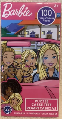TCG Barbie & Friends w/Puppies Puzzle 100 Pc 15" x 11.25" for Ages 3+ NIB - Image 1 of 2