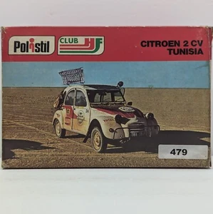 Polistil Citroen 2 CV Tunisia 1/25 HF Club Italy Diecast Model Rare Vintage Car - Picture 1 of 12