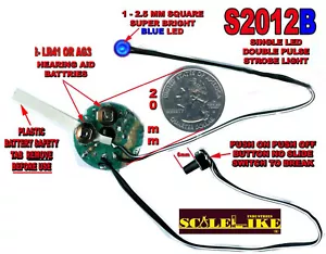Scalelike S2012B hellblau 2-Puls Stroboskop Licht stolz gebaut in Amerika Neu im Karton - Bild 1 von 1