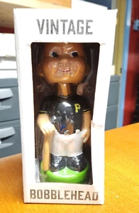2018 Pittsburgh Pirates Vintage Bobblehead Mascot New RARE BUCS Black Jersey - Picture 1 of 2