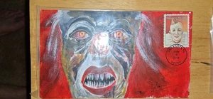 Rare #2/4 Handpainted FDC Circus Clown  From 4898a - Picture 1 of 2