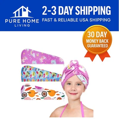 Toallas suaves de microfibra de secado rápido para niños y mujeres - 3 opciones de color Foto 1 de 4