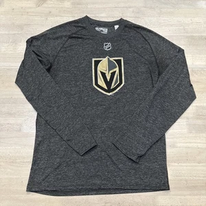Adidas Las Vegas Knights NHL Hockey Medium Long Sleeve Tee - Picture 1 of 7