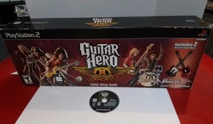 Guitar Hero Aerosmith LE Bundle Sony PlayStation 2 PS2 SLUH-00092 No Game - Picture 1 of 12