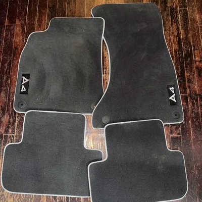 汽车脚垫地毯适用于奥迪 A4 1995 - 2001 防水丝绒地毯汽车衬里 — 第 1/4 张图片