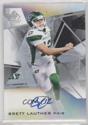 2021 SP Game Used Edition CFL Auto Brett Lauther #A-BR Auto - Image 1 of 2