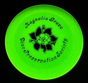 Glow  MINI Disc Golf Frisbee #671 Magnolia Grove  (Free Innova Pin) Wham-O - Picture 1 of 7
