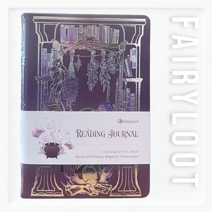 NWT Fairyloot Exclusive Faux Leather Bound Reading Journal - Picture 1 of 10