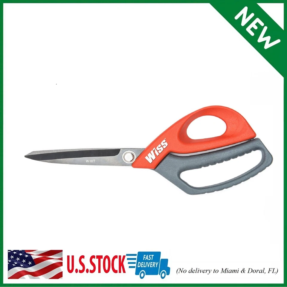 Tesoura Crescent Wiss 10" revestida de titânio para todos os fins - W10T - Imagem 1 de 1