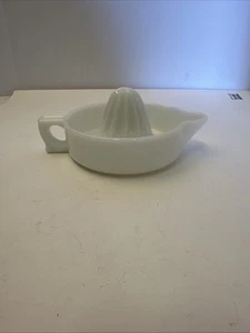Sunkist Spremiagrumi Vetro Latte Bianco Decorazione Cucina Spremiagrumi Manico LA - Foto 1 di 7