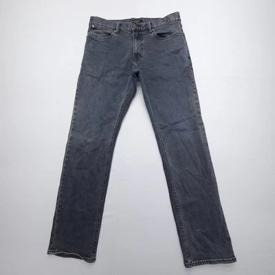 Мужские джинсы RVCA Weekend Fit 31 черная выцветшая джинсовая ткань коньки узкие прямые эластичные - Изображение 1 из 4