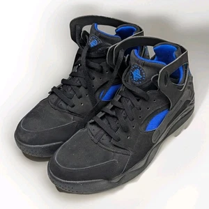 Nike Air Flight Huarache 2014 Sneaker Shoes Black Lyon Blue Mens Size 13 - Picture 1 of 11