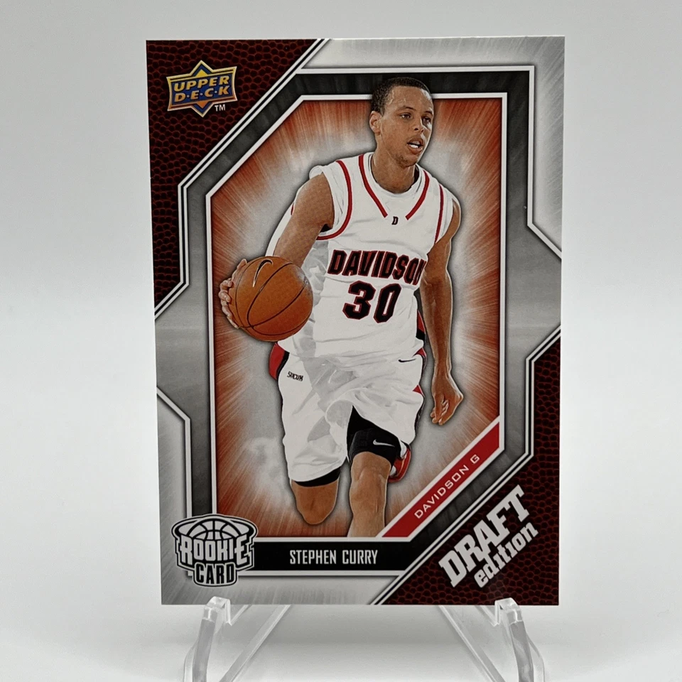 2009-10 Upper Deck Draft Edition STEPHEN CURRY #34 Rookie - Image 1 of 4