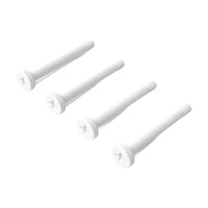 4x Ordinateur Ventilateur Support Vis Blanc Métal Ordinateurs Portables Ordinateur Vis - Photo 1/6