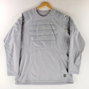 Nike Pro Aeroloft Hyperwarm Compression Pullover Shirt Grau Herren XXL - Bild 1 von 8