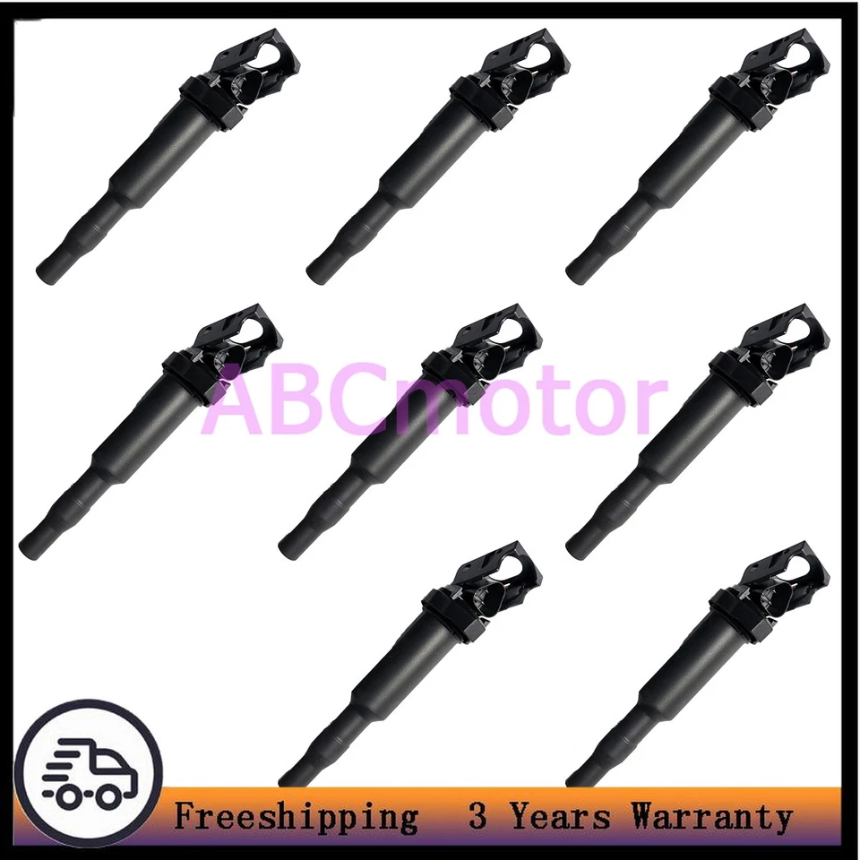 8 x NEW Ignition Coils for BMW M5 M6 X5 X5M X6 X6M 8 Cyl. 4.4L Twin Turbo Engine - Image 1 of 4